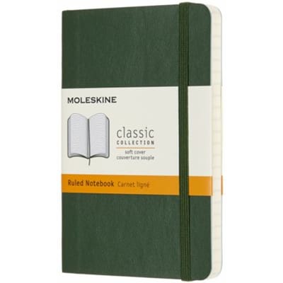 Moleskine Classic Notitieboek - Pocket - Softcover - Gelinieerd - Mirte Groen
