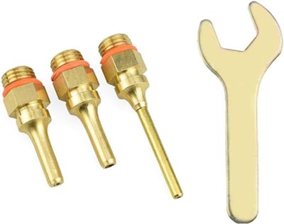 Vervangende Koperen Mondstukken voor Heetlijmpistool - Accessoires voor Thuisreparaties en DIY Projecten, 38mm