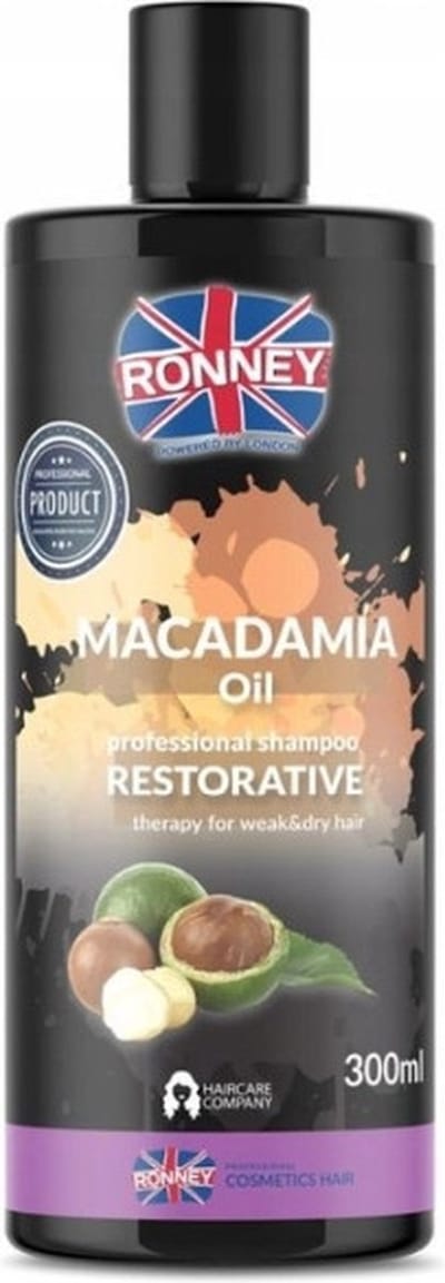 Ronney Macadamia Oil strengthening Shampoo for dry and weakened hair