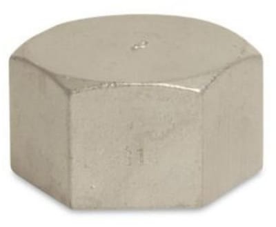 RVS Eindkap 1 1/4" - Gewindefitting RVS V4A