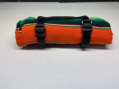 Dries Design D3SD - Mexicaanse deken – Dekenhouder – Harley – Chopper – Leder dekenhouder – Leren dekenhouder - Mexico sarapes – serapes – saltillos – Zwart - #299