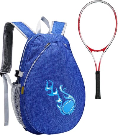 Tennistas Kinderen - Sport Rugzak - Sporten En Reizen - Geurvrije Schoenopslag - 40x28x15 cm - Donkerblauw