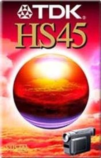 TDK 45HS - VHS-C 45 minuten