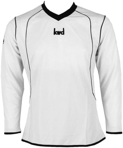 KWD - Sportshirt Victoria lm - Maat Jr - Wit/zwart