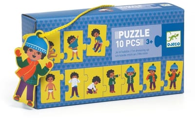 Djeco puzzel speelgoed frise Je m'habille - FSC MIX - educatief.