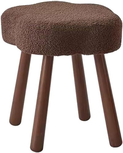Houten ijdelheid kruk - Make-up poef - Zitje bij kaptafel - Massief houten poten - Niet gespecificeerd - Kleur B