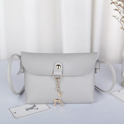 Kleine Tas Zomer Nieuwe Stijl Xiaolu Mobiele Telefoon Tas Mini Schattige Kleine Vierkante Tas Casual Portemonnee Schoudertas gray