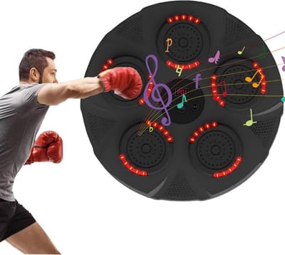 Boxing machine - Boxing training - Boks machine - Boxing machine - Boxing machine voor volwassenen - 46 x46x 8 cm - 7 kg - Zwart