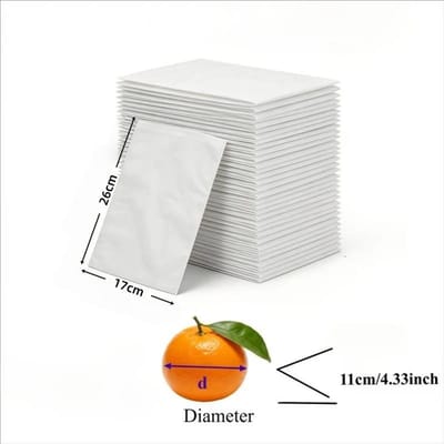 50 100 Pièces Sac Spécifique Raisins Sac à Fruits Non Tissé Sac à Fruits et Légumes Anti-Insectes Ventilé et Respirant