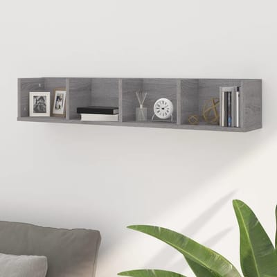 Zwevend CD en DVD Wandrek voor Muurmontage - 100x18x18 cm