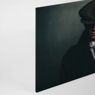 Canvas print DD120414 roger 1 A.S. Création 0,9 x 0,6 m Zwart / Antraciet Kantoor Hal/Gang Keuken Slaapkamer Woonkamer