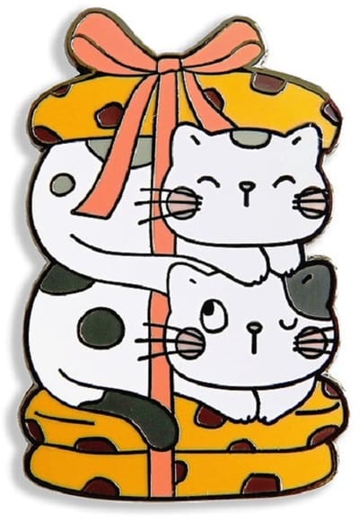 Naaldenhouder - Naaldmagneet - Needleminder Meoow Kerstmis - letistitch