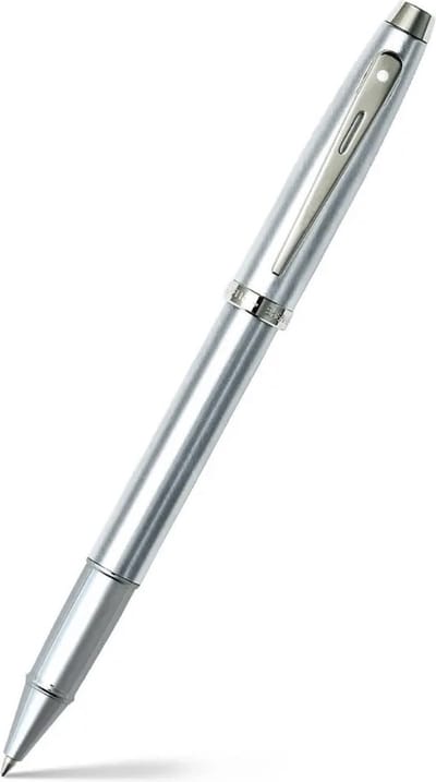 Sheaffer rollerball - 100 E9306 - Brushed chrome nickel plated