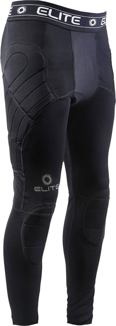 Elite Sport Body Shield Padded Compression Keeperbroek Kinderen - Zwart | Maat: 16