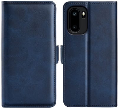 MobyDefend Hoesje - Geschikt voor OnePlus 15R - Luxe Wallet Book Case (Sluiting Zijkant) - Blauw