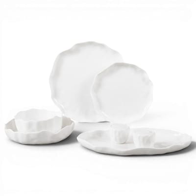 BRICARD ANGLES DINNER SET | WIT 27-DELIG