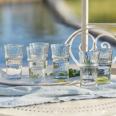 LOBERON Glas set van 6 Beiras helder