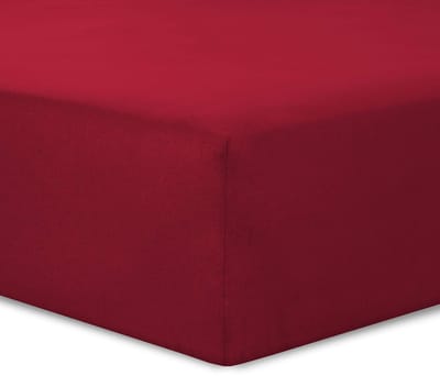 Unyqoos® Hoogwaardige Rode Spannbettlaken van 160x200 cm - Comfortabele Pasvorm voor Elke Matras