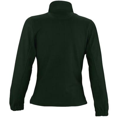 SOLS Dames/dames North Full Zip Fleece Jacket (Bosgroen)