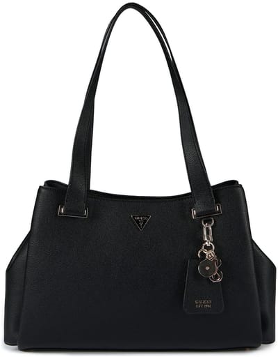 GUESS schoudertas Evie Girlfriend Carryall Black zwart