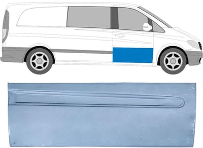 Reparatiepaneel voor deur voor Mercedes Vito W639 2003-2014 / Rechts