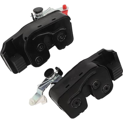 2 Pièces Loquet de Porte Arrière Inférieur 55275100 Gauche Droit Porte Fonctionnement Plus Doux Loquet Serrure Actionneur pour 1500 2500 3500 1998 à black