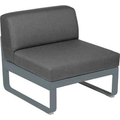 Fermob BELLEVIE Zitbank Module Midden - 26 stormgrijs mat - A3 grafietgrijs