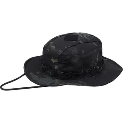 Nouveau Camo Tactique Passionnés Casquette Bonnie à Poche Carrée Chapeaux Bob Extérieur Multicam Pêche Randonnée Extérieur Casquettes de Soleil black