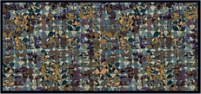 MD Entree - Design mat - Universal - Art Flowers - Vloerkleed - Antislip - Machine wasbaar - 67 x 150 cm