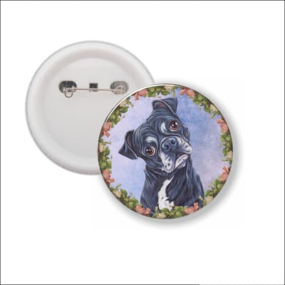 Button Met Speld - Hond
