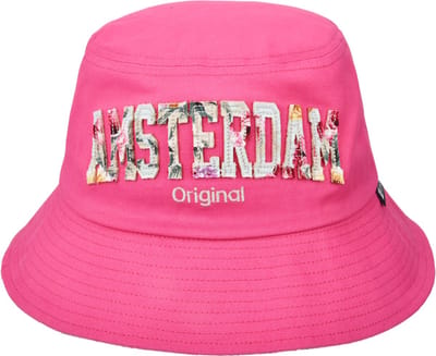 Robin Ruth - Bucket hat - Amsterdam bloemen - Roze