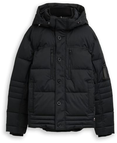 Tom Tailor - Pufferjas met afneembare capuchon - Maat L - Black
