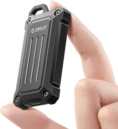 Externe SSD - Draagbare Opslag - Snelle Data Overdracht - Aluminium Behuizing - 512 GB - Zwart