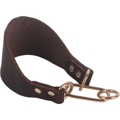Duurzame Draagbare Verbredende Hondenband voor Kleine Hond Greyhound Whippet met Klinknagelbevestiging Bruin black