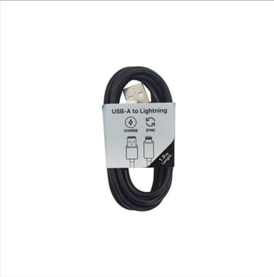 Musthavz to Go USB-A to Lightning Cable 1.0 meter, black