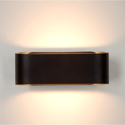 Atmooz - Lily - Wandlamp - Wandspot - Zwart - 16 x 7 cm - Hal - Slaapkamer - Eetkamer - Woonkamer