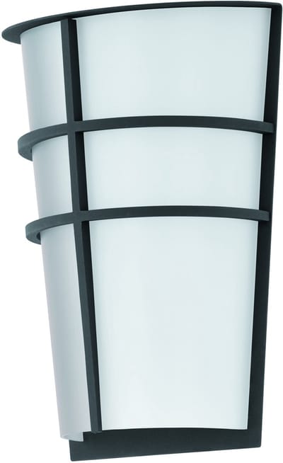 EGLO Breganzo - Buitenverlichting - Wandlamp - 2 Lichts - LED - Antraciet - Wit