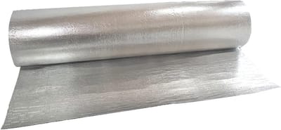Isolatie Folie - Warmte Reflectie - Energie Besparen - Dubbele Bubbel Laag - Waterdicht Materiaal - Zilverkleurig