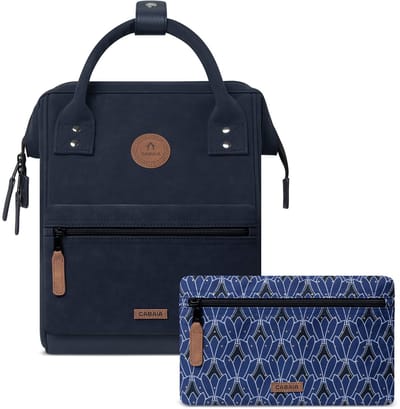 CABAIA - Rugzak Adventurer Small 10L Zurich, Computercompartiment 10,5", Levenslange garantie, Brede opening - Blauw