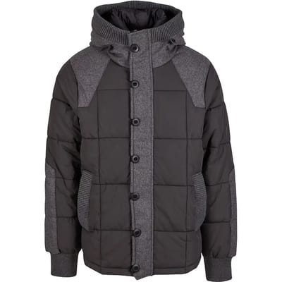 Brandit - Garret Jacket - S - Zwart/Grijs