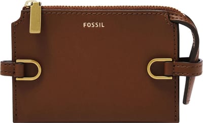 FOSSIL Kaarthoes Kier Card Case Brown Bruine