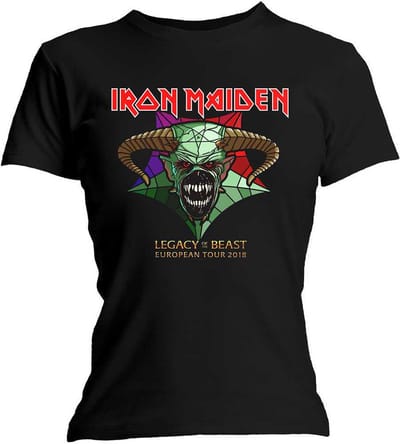 Iron Maiden - Legacy Of The Beast Tour Dames T-shirt - XL - Zwart