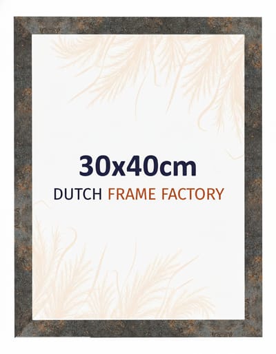 Fotolijst 30x40 cm - MDF - Geoxideerd Metaal - Benno