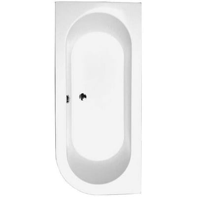 Caribia Ovalnova bathtub left Ovalnova left incl. foot frame