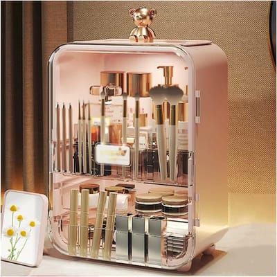 Cosmetica Organizer - Make-up Doos - Sieraden Opbergen - Stof- en Waterdicht - 26x20x36cm - Wit