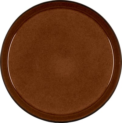 BITZ Gastro Bord Dia. 27 x 2,5 cm Zwart/Amber