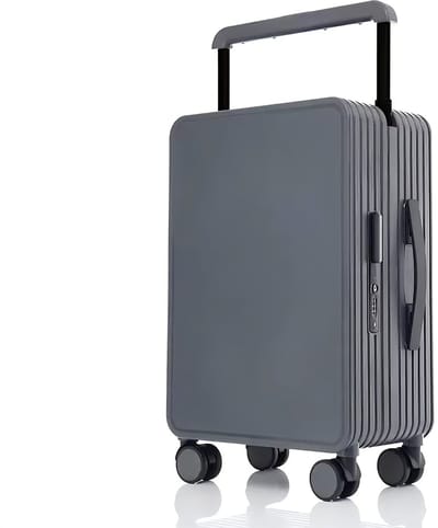 Handbagage Koffer - Reiskoffer - 20 inch - 35x55x23 cm – Lichtgewicht - TSA-slot - 360° Wielen - Inclusief Beschermhoes - Grijs