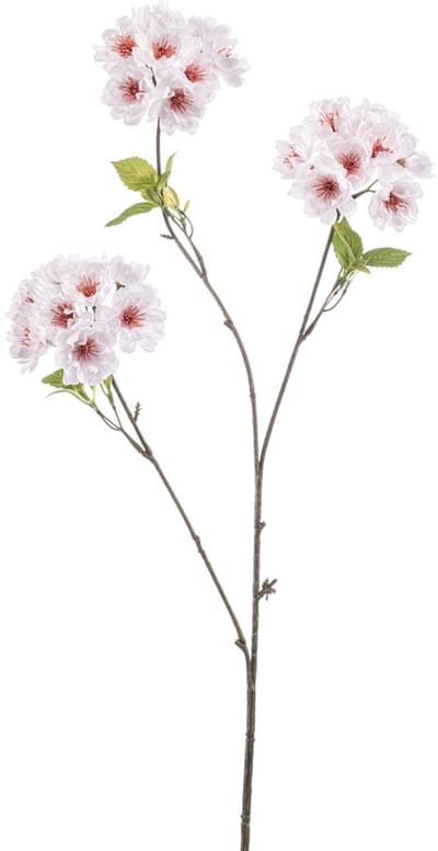 Emerald - Kunstbloem Bloesem 82cm wit - Kunstplant voor binnen