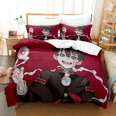 Toilet-bound Hanako-kun Beddengoedset Japanse Anime Dekbedovertrekset Eenpersoons Queen Full King Twin Size Jongens Tieners Dekbedovertrek 70x133cm 2pcs