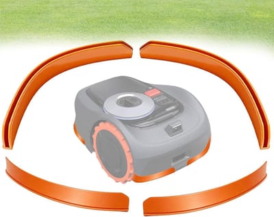 Robotmaaier Bescherming - Tuinrobot Accessoires - Gazon Onderhoud - Snelle Montage - 4 Stuks Set - Oranje